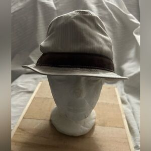 Goorin Bros. Men's Fedora Light Gray Hat Size Large